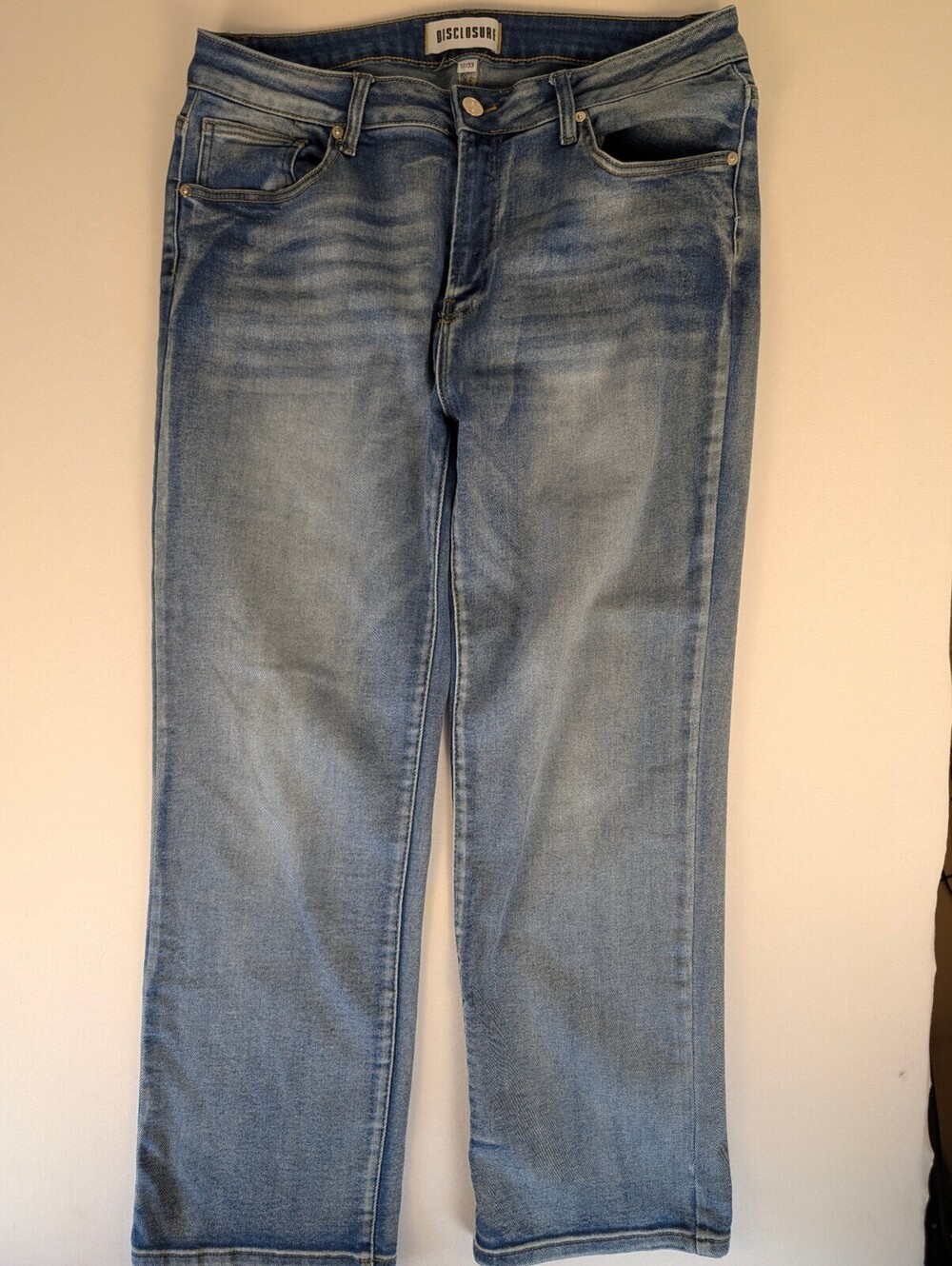 Disclosure Light Wash Denim Jeans Size 17/33